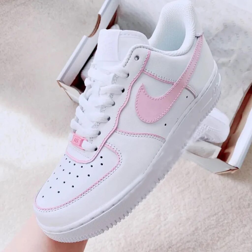 Pink Air Force 1 Custom - Daniel Customs