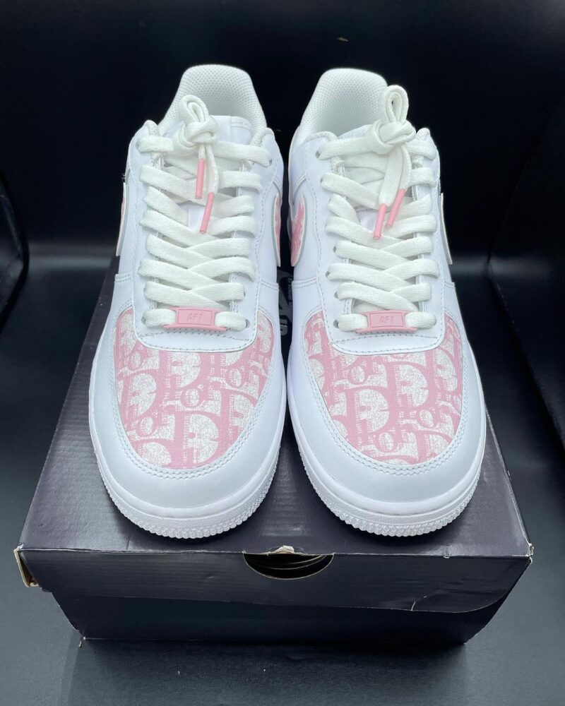 Pink Dior Air Force 1 Custom