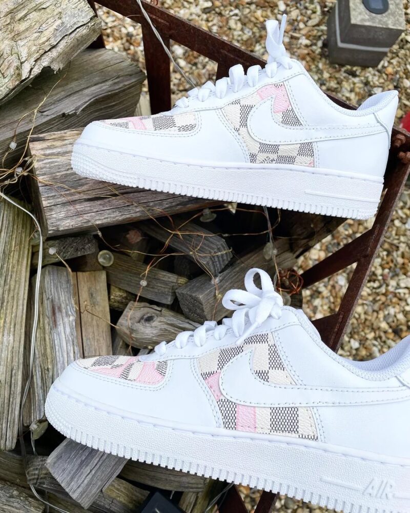 Pink Square Air Force 1 Custom - Image 2