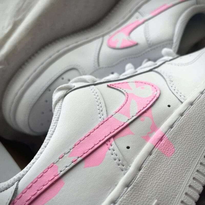 Playboy Pink Bunny Air Force 1 Custom - Image 2