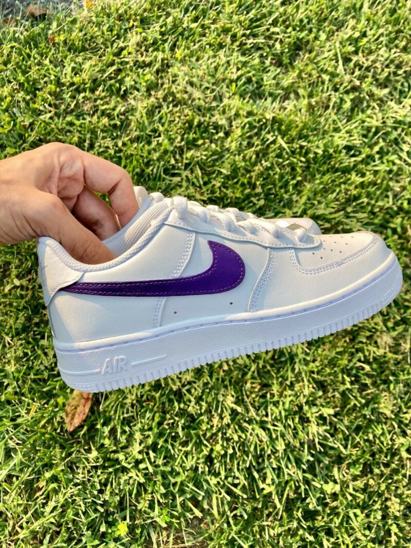 Prince Purple Pearlescent Air Force 1 Custom - Image 2