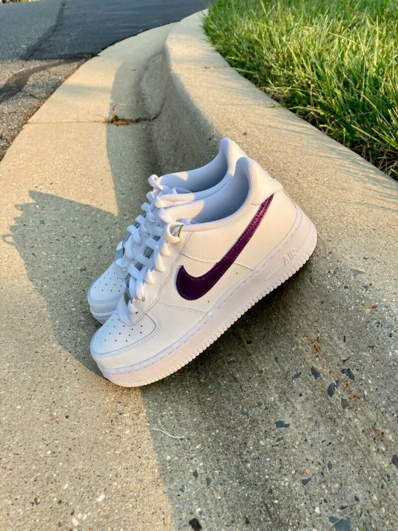 Prince Purple Pearlescent Air Force 1 Custom - Image 3