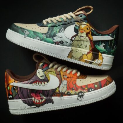 Princess Mononoke and Spirited Away Air Force 1 Custom