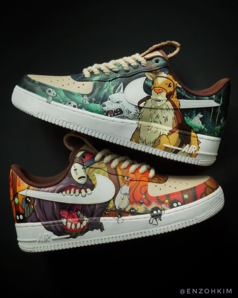 Princess Mononoke and Spirited Away Air Force 1 Custom