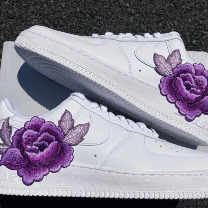 Purple Rose Air Force 1 Custom