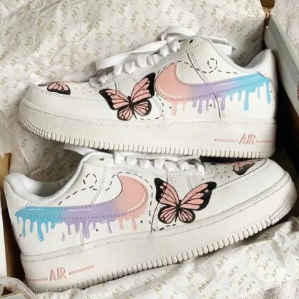 Rainbow Butterflies Air Force 1 Custom