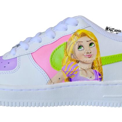 Rapunzel from Tangled Air Force 1 Custom