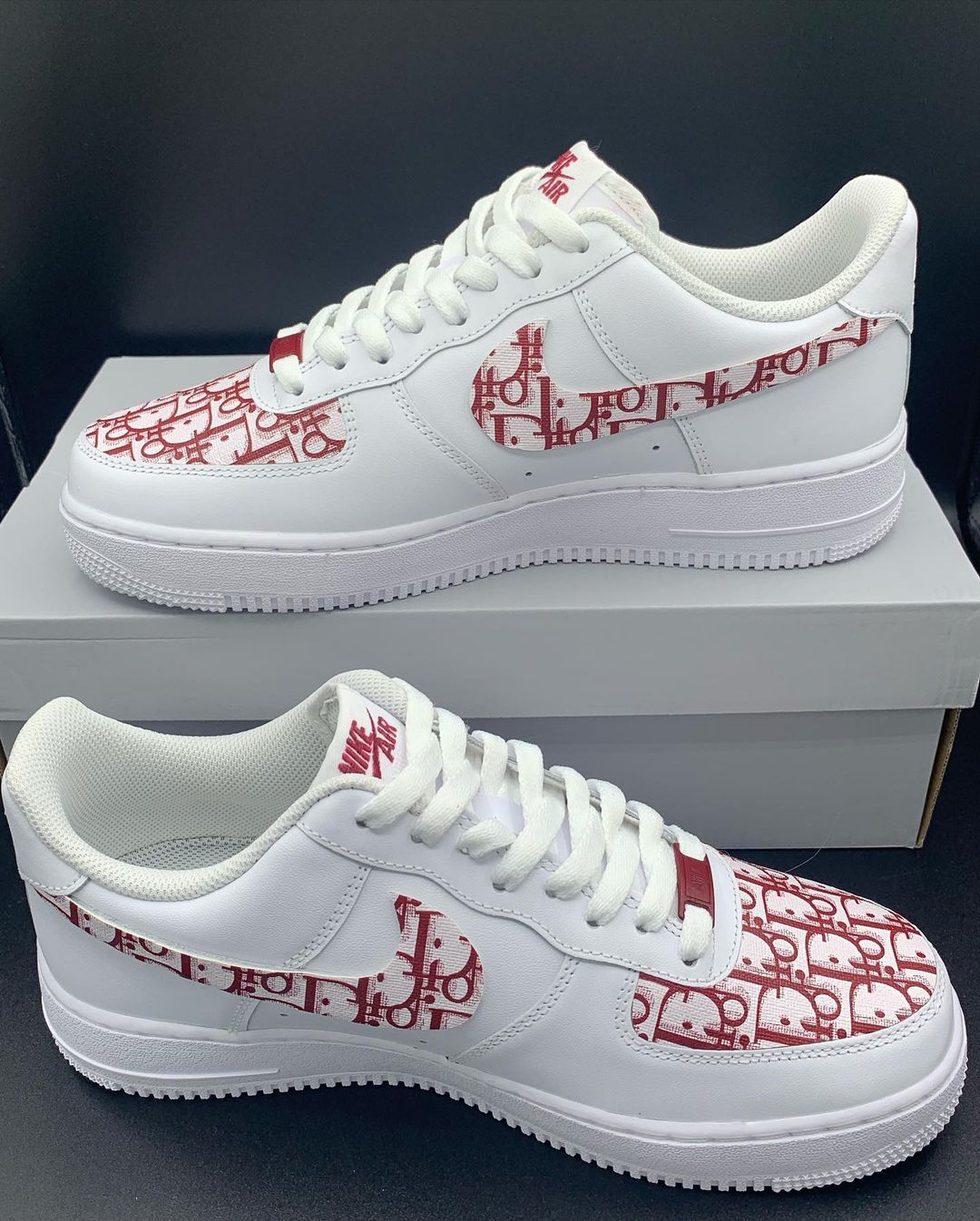 red dior air force 1