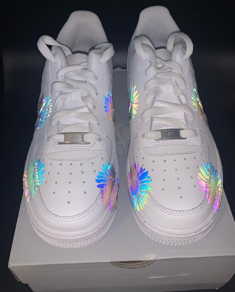 custom air force 1 sunflower