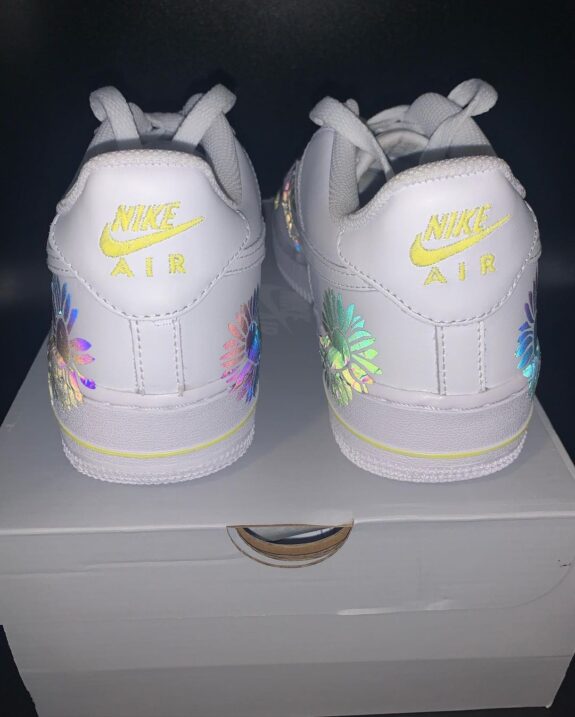 custom air force 1 sunflower