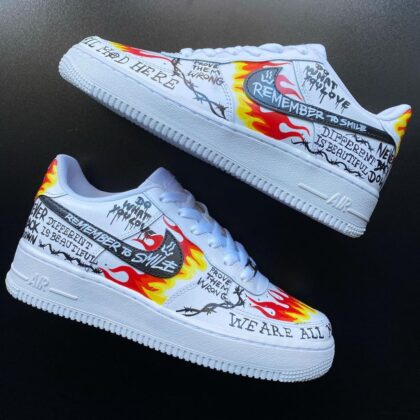 Remember To Smile Air Force 1 Custom