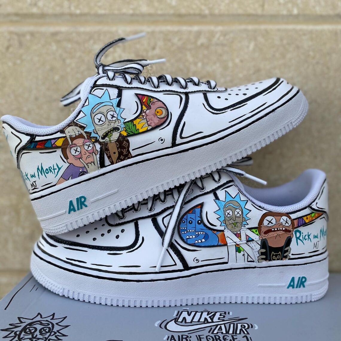 custom air force rick and morty