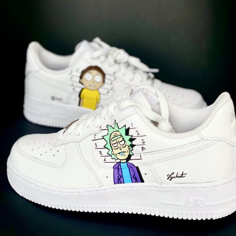 Rick and Morty Air Force 1 Custom