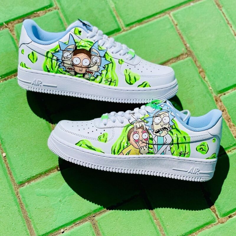 Rick and Morty Air Force 1 Custom