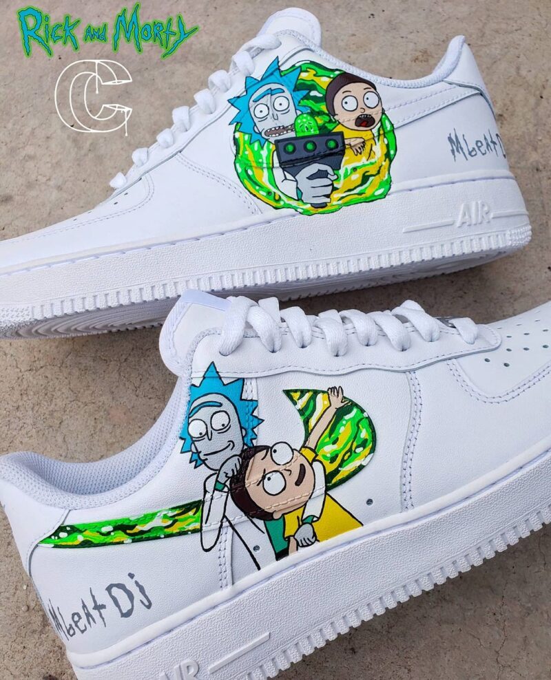 Rick and Morty Air Force 1 Custom