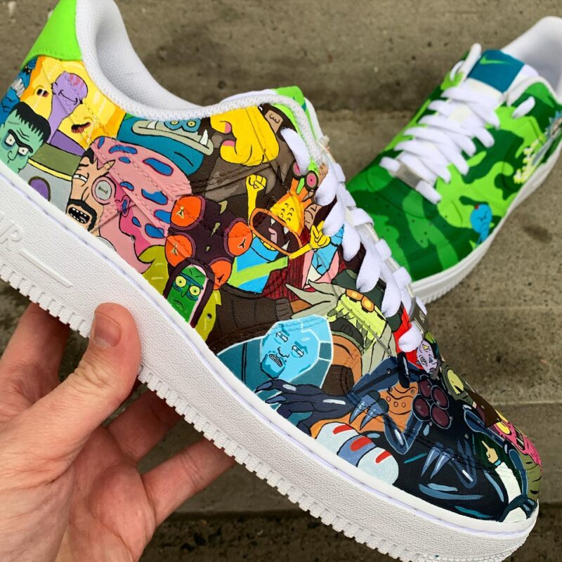Rick and Morty Air Force 1 Custom