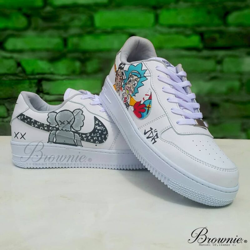 Rick and Morty Air Force 1 Custom - Image 2