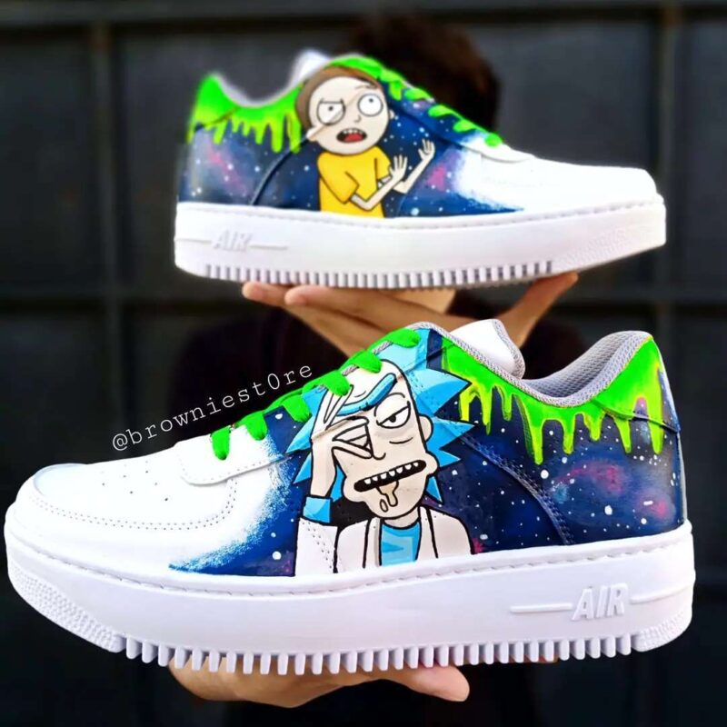 Rick and Morty Air Force 1 Custom