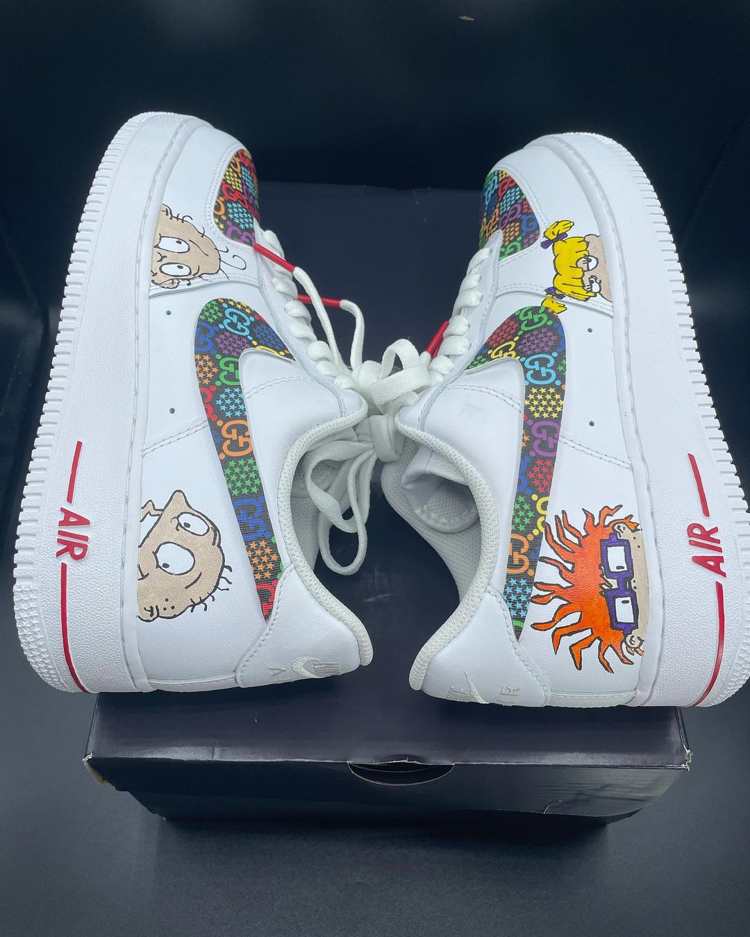 Gucci Ghost x Nike Air Force 1 custom made for Sale in Clayton, NJ - OfferUp