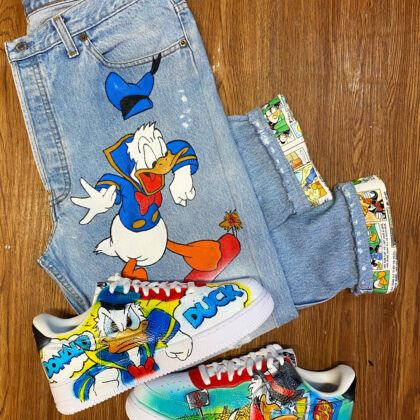 Scrooge McDuck x Donald Duck Air Force 1 Custom