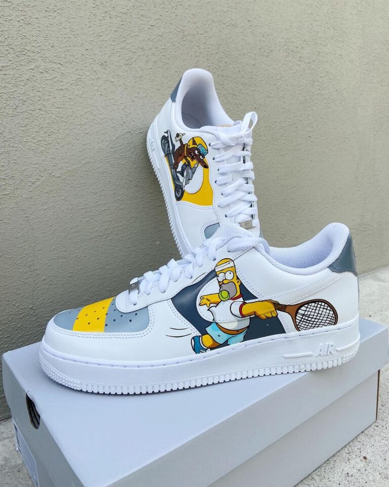 air force 1 simpsons custom