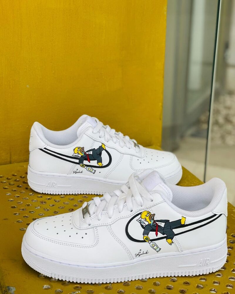 Simpsons Air Force 1 Custom