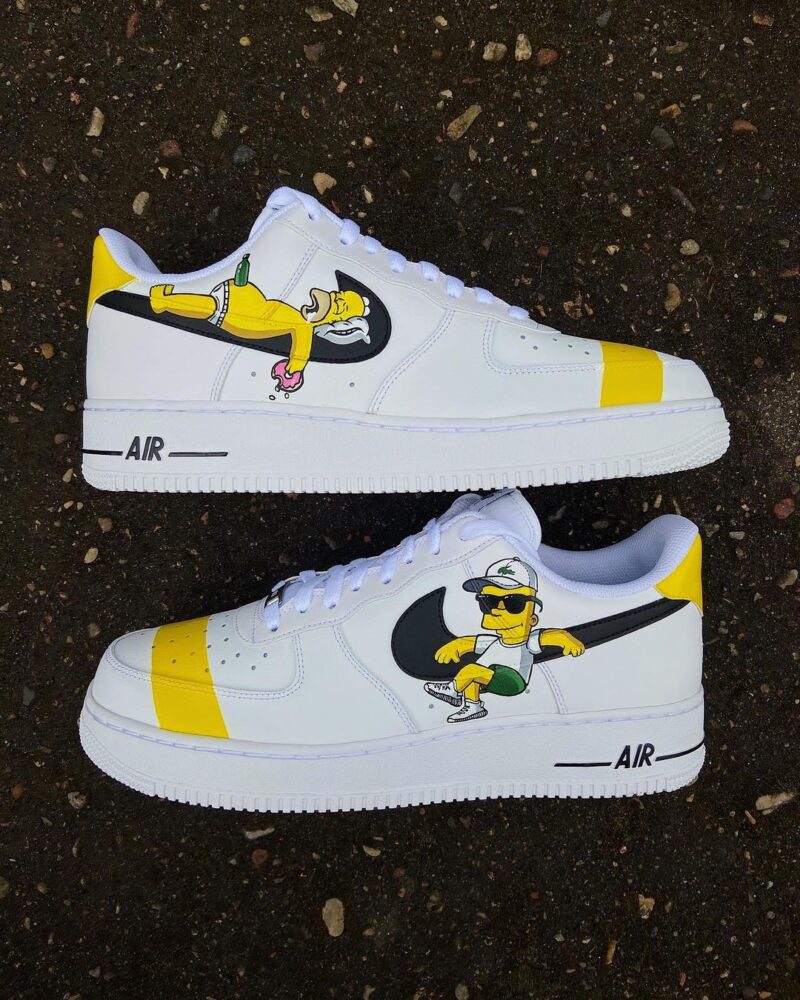 Simpsons Air Force 1 Custom