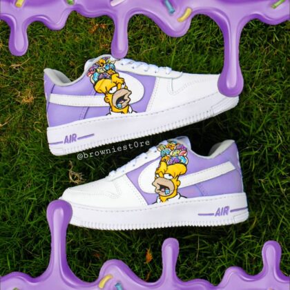 Simpsons Donut Air Force 1 Custom