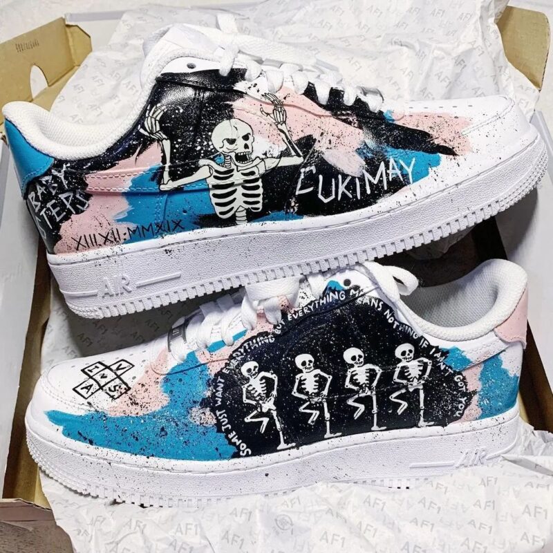 Skull Air Force 1 Custom