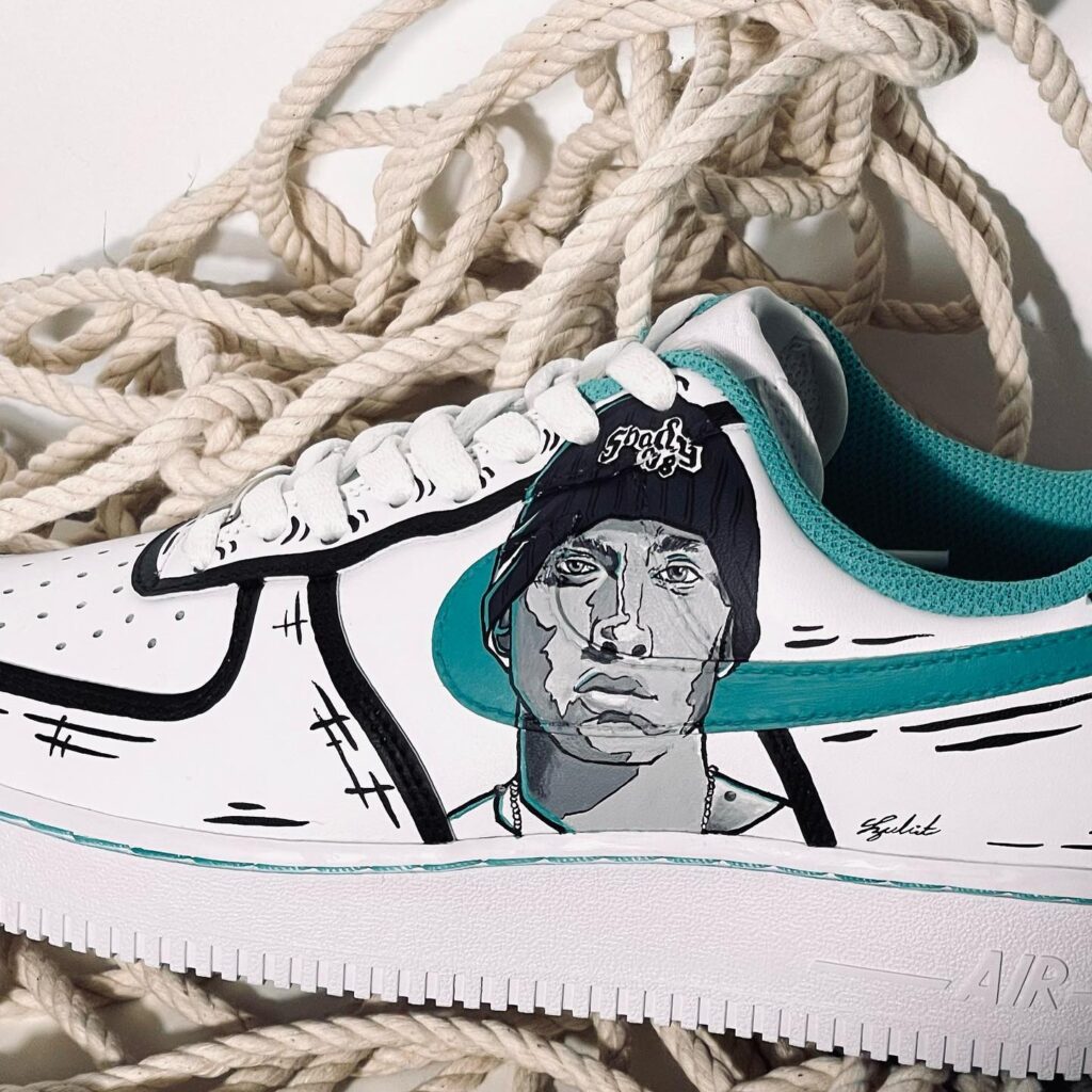 Slim Shady Air Force 1 Custom - Daniel Customs