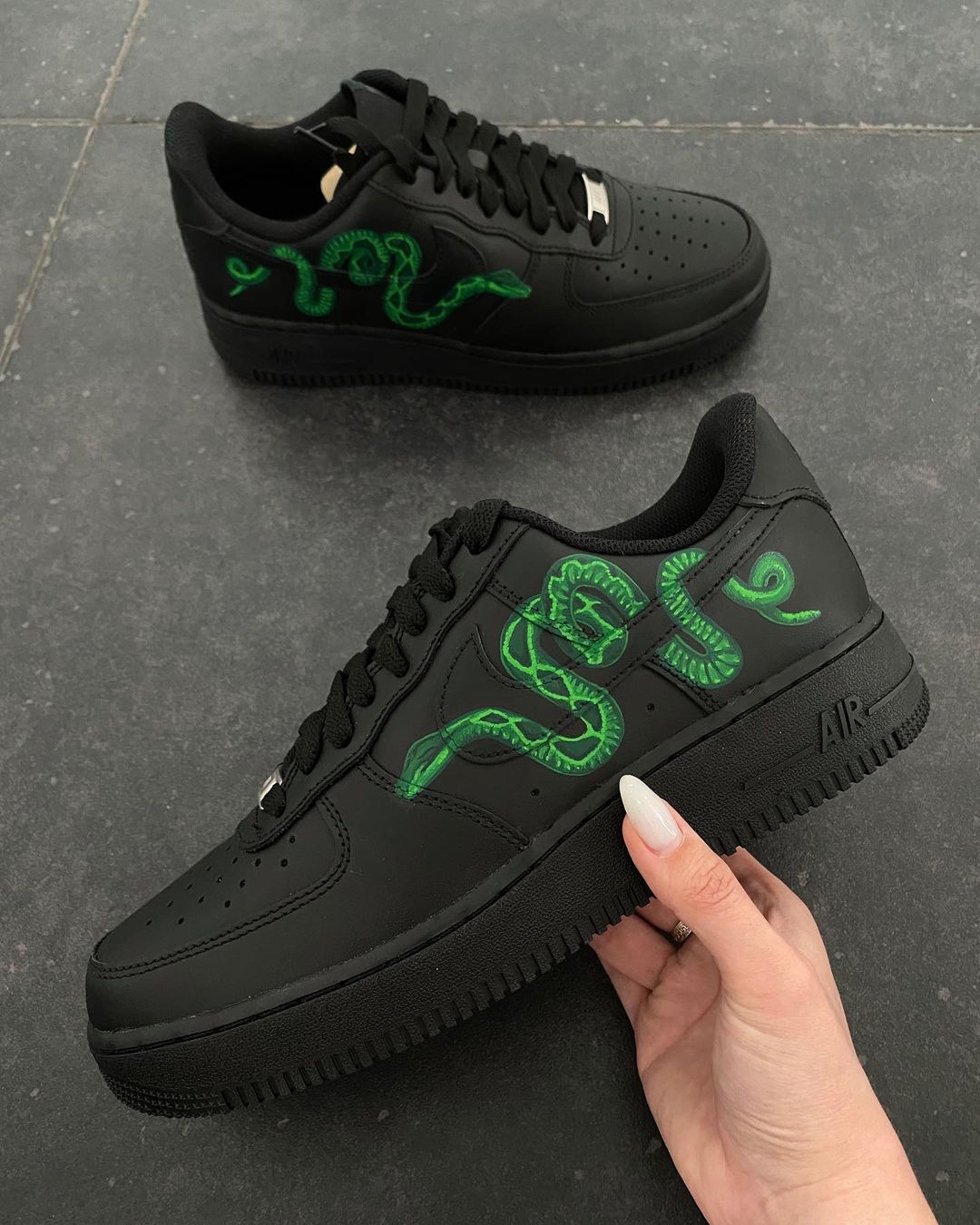 Slytherin Air Force 1 Custom Daniel Customs