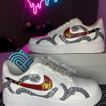 Spider Man x Doctor Octopus Air Force 1 Custom