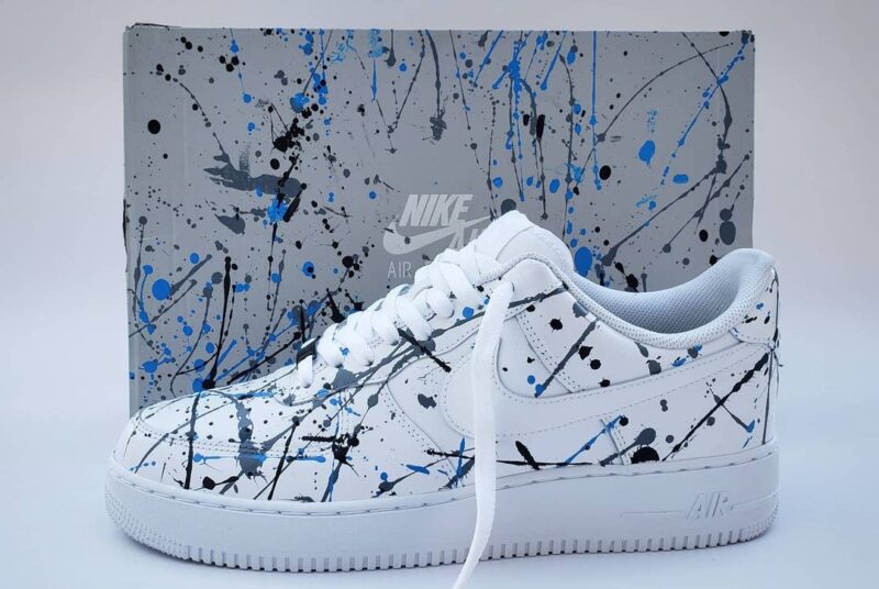 Splatter Air Force 1 Custom