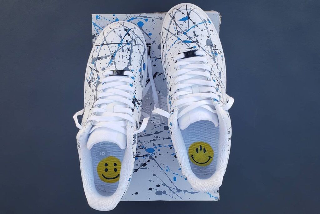 custom air force 1 splatter