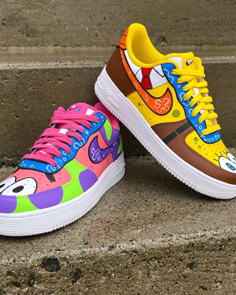 SpongeBob SquarePants Air Force 1 Custom