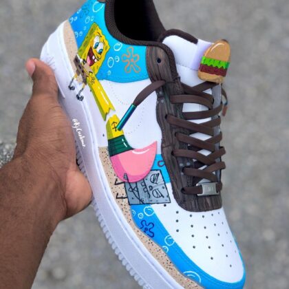 SpongeBob SquarePants Air Force 1 Custom