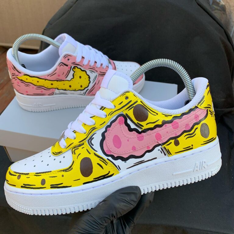 Spongebob and Patrick Air Force 1 Custom - Daniel Customs