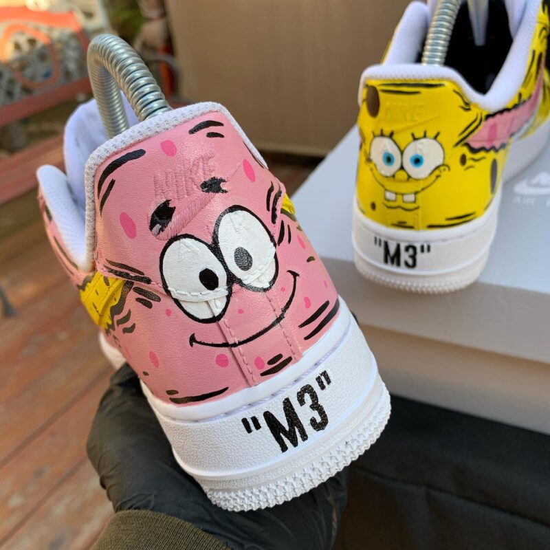 Spongebob and Patrick Air Force 1 Custom - Image 3