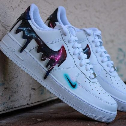 Static Drip Air Force 1 Custom