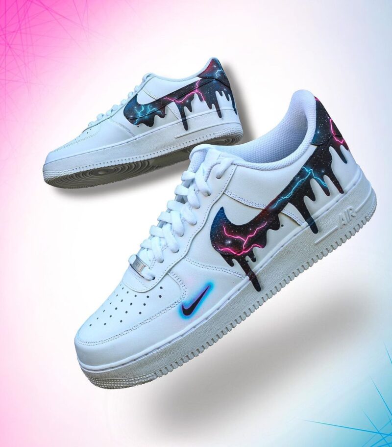 Static Drip Air Force 1 Custom