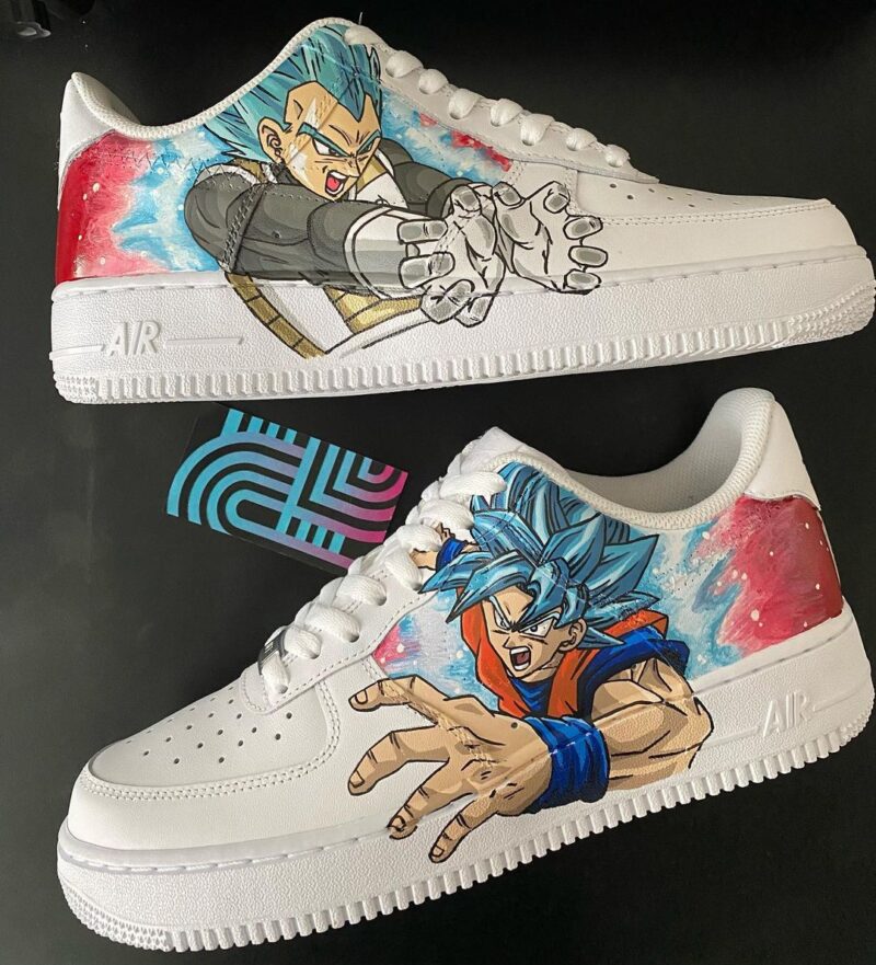 Super Saiyan Blue Air Force 1 Custom