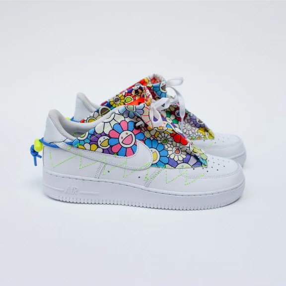 CUSTOM TAKASHI MURAKAMI AIR FORCE 1 NIKE (AUTHENTIC🔥🔥)