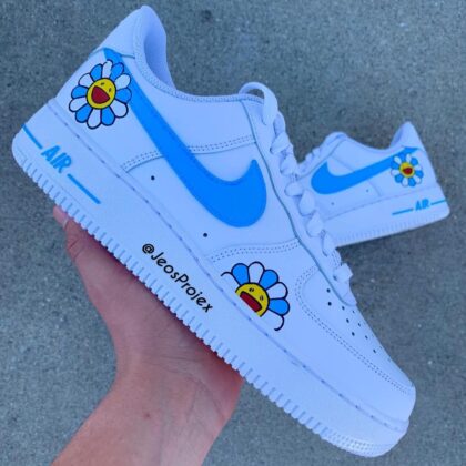 Takashi Murakami Blue Air Force 1 Custom