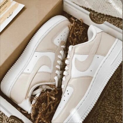 Tan Two Tone Air Force 1 Custom