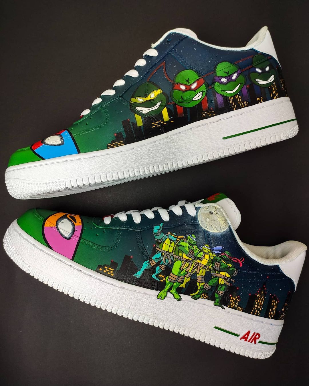 Teenage Mutant Ninja Turtles Air Force 1 Custom - Daniel Customs