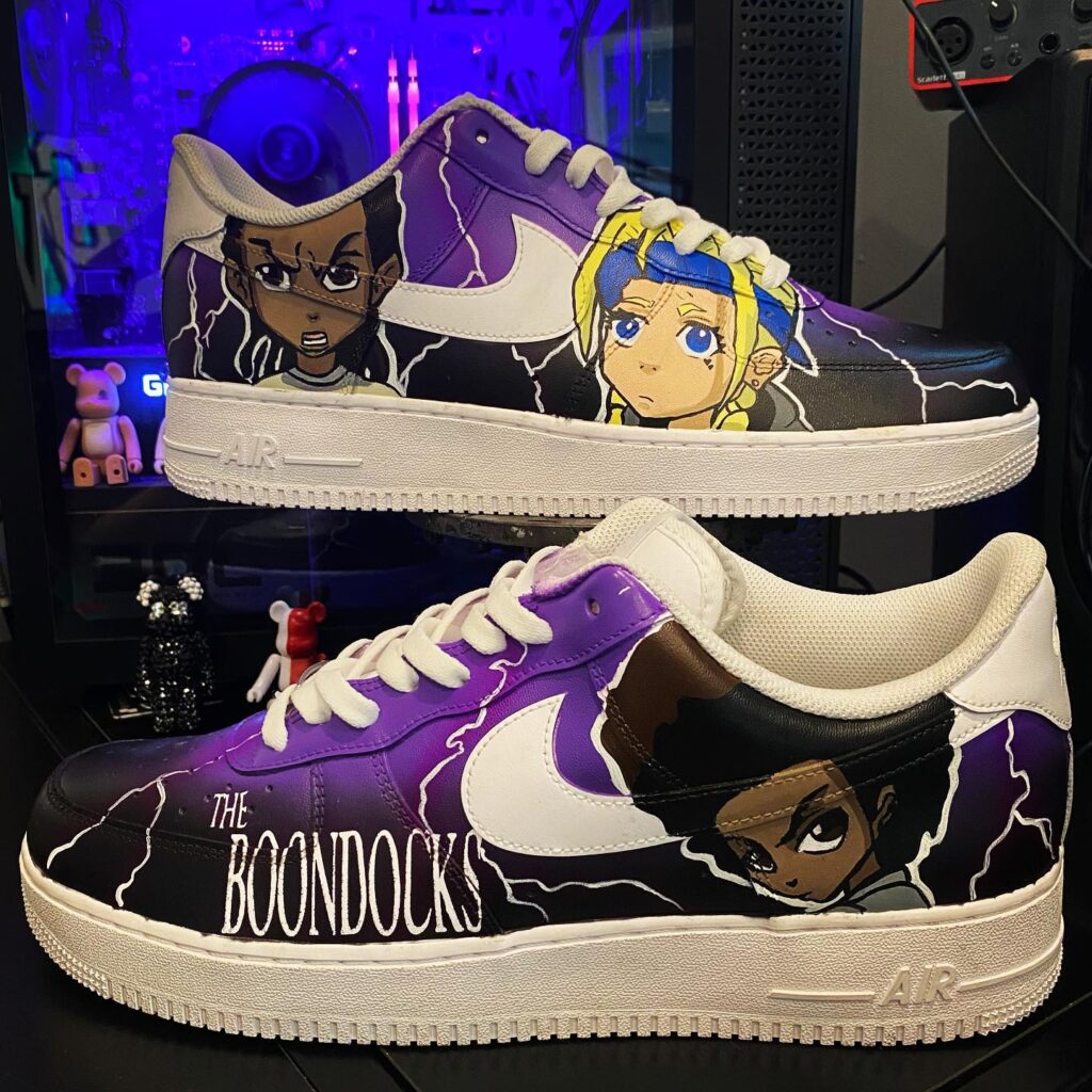 the-boondocks-air-force-1-custom-daniel-customs