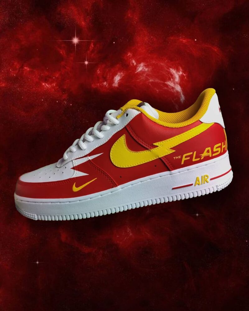 The Flash Air Force 1 Custom