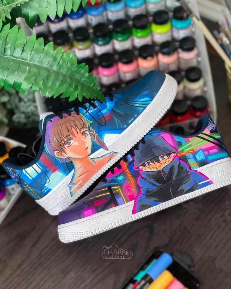 The Laughing Man Air Force 1 Custom