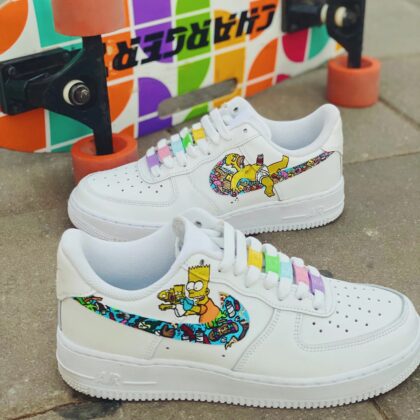 The Simpsons Air Force 1 Custom