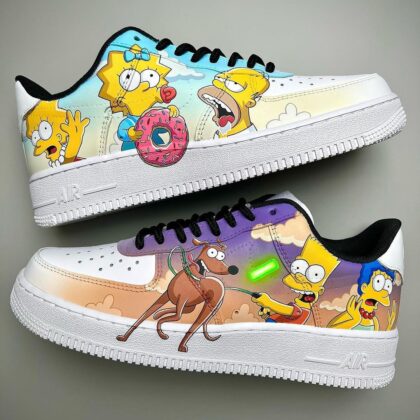 The Simpsons Air Force 1 Custom